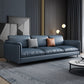 Rectangular Sofa with Pillow Back and Sponge Seat Filled with Imitation Leather Cushions Royal Blue Clearhalo 'furn' 'furn_sofas' 'Furniture' 'furniture_sofas' 'kitchen' 'kitchen_sofas' 'Living Room Furniture' 'Sofa' 'sofas' 4741241