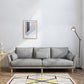 Pure Color Sofa Charles Of London Sofa for Room and Dining Room Light Gray Clearhalo 'furn' 'furn_sofas' 'Furniture' 'furniture_sofas' 'kitchen' 'kitchen_sofas' 'Living Room Furniture' 'Sofa' 'sofas' 4741247