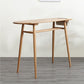 Solid Wood Top Bar Counter Contemporary Bar Counter with 4 Legs Clearhalo 'Bar Furniture' 'Bar Tables' 'bar_tables' 'Furniture' 'furniture_bar_tables' 'Kitchen & Dining Furniture' 4744009