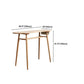 Solid Wood Top Bar Counter Contemporary Bar Counter with 4 Legs Clearhalo 'Bar Furniture' 'Bar Tables' 'bar_tables' 'Furniture' 'furniture_bar_tables' 'Kitchen & Dining Furniture' 4744016
