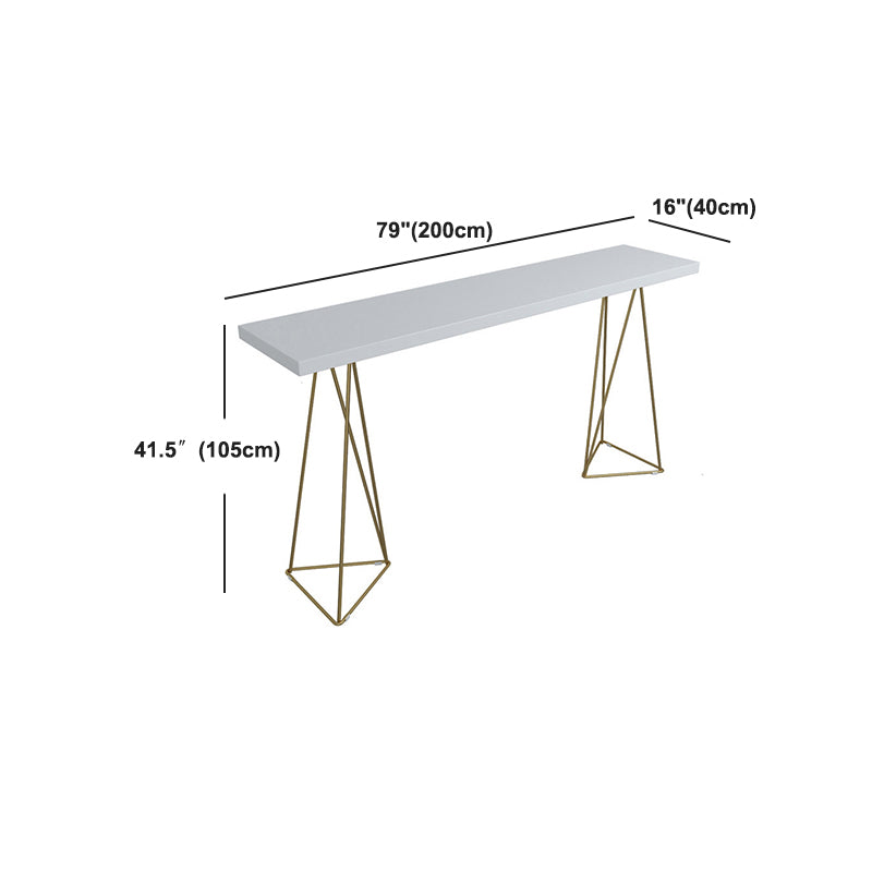 Pine Wood Top Bar Counter Traditional Luxury Rectangle Bar Counter with Sled Base Clearhalo 'Bar Furniture' 'Bar Tables' 'bar_tables' 'furn' 'furn_bar_tables' 'Furniture' 'furniture_bar_tables' 'Kitchen & Dining Furniture' 4744035