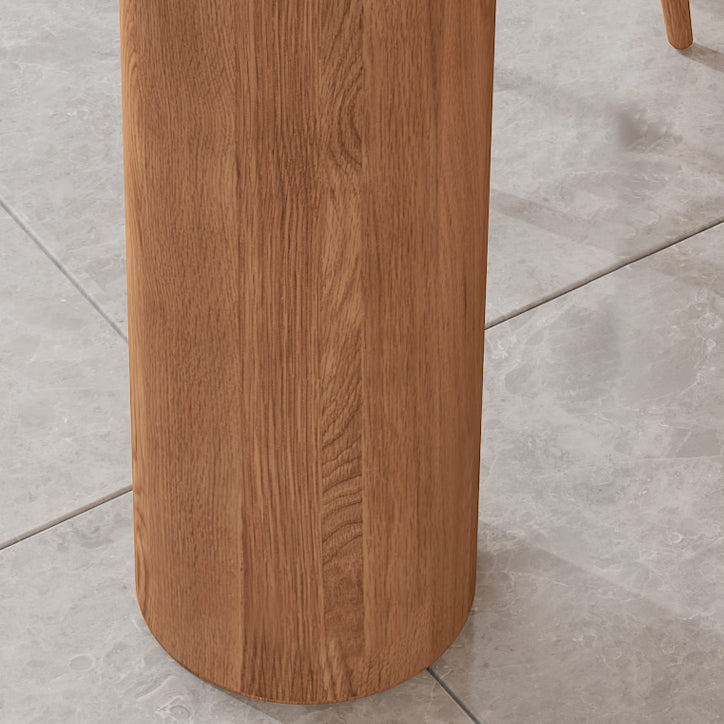 Pine Wood Bar Dining Table Contemporary Bar Table with Sled Base Clearhalo 'Bar Furniture' 'Bar Tables' 'bar_tables' 'furn' 'furn_bar_tables' 'Furniture' 'furniture_bar_tables' 'Kitchen & Dining Furniture' 4744215