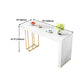 Stone Top Bar Dining Table Traditional Luxury Rectangle Bar Table with Sled Base Clearhalo 'Bar Furniture' 'Bar Tables' 'bar_tables' 'furn' 'furn_bar_tables' 'Furniture' 'furniture_bar_tables' 'Kitchen & Dining Furniture' 4744265