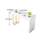 Stone Top Bar Dining Table Traditional Luxury Rectangle Bar Table with Sled Base Clearhalo 'Bar Furniture' 'Bar Tables' 'bar_tables' 'furn' 'furn_bar_tables' 'Furniture' 'furniture_bar_tables' 'Kitchen & Dining Furniture' 4744267