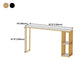 Stone Top Bar Table Traditional Luxury Rectangle Bar Table with Sled Base Clearhalo 'Bar Furniture' 'Bar Tables' 'bar_tables' 'furn' 'furn_bar_tables' 'Furniture' 'furniture_bar_tables' 'Kitchen & Dining Furniture' 4744281