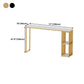 Stone Top Bar Table Traditional Luxury Rectangle Bar Table with Sled Base Clearhalo 'Bar Furniture' 'Bar Tables' 'bar_tables' 'furn' 'furn_bar_tables' 'Furniture' 'furniture_bar_tables' 'Kitchen & Dining Furniture' 4744284