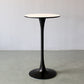Round Bar Dining Table Contemporary Bar Dining Table with Pedestal Base Black White Without Chairs Clearhalo 'Bar Furniture' 'Bar Tables' 'bar_tables' 'furn' 'furn_bar_tables' 'Furniture' 'furniture_bar_tables' 'Kitchen & Dining Furniture' 4744358