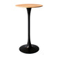 Round Bar Dining Table Contemporary Bar Dining Table with Pedestal Base Clearhalo 'Bar Furniture' 'Bar Tables' 'bar_tables' 'furn' 'furn_bar_tables' 'Furniture' 'furniture_bar_tables' 'Kitchen & Dining Furniture' 4744363