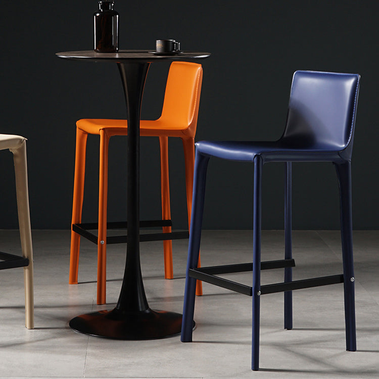 Round Bar Dining Table Contemporary Bar Dining Table with Pedestal Base Clearhalo 'Bar Furniture' 'Bar Tables' 'bar_tables' 'furn' 'furn_bar_tables' 'Furniture' 'furniture_bar_tables' 'Kitchen & Dining Furniture' 4744369