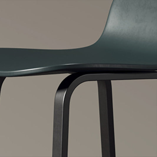 Nordic Indoor Simple Barstool Low Back Iron Tall Stool with Plastic Seat Clearhalo 'Bar Furniture' 'Bar Stools' 'bar_stools' 'furn' 'furn_bar_stools' 'Furniture' 'furniture_bar_stools' 'Kitchen & Dining Furniture' 4744377