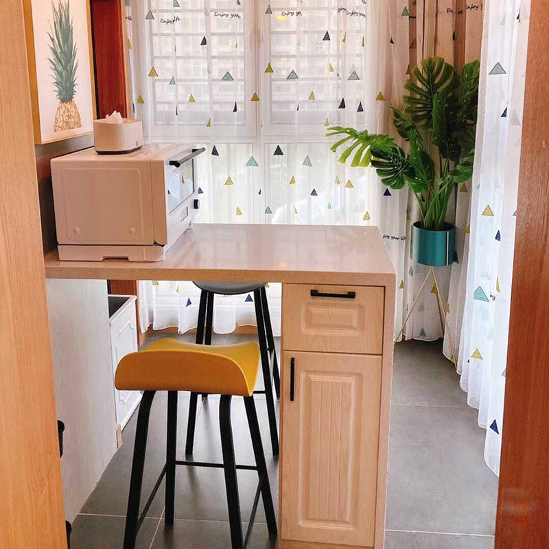 Nordic Indoor Simple Barstool Low Back Iron Tall Stool with Plastic Seat Clearhalo 'Bar Furniture' 'Bar Stools' 'bar_stools' 'furn' 'furn_bar_stools' 'Furniture' 'furniture_bar_stools' 'Kitchen & Dining Furniture' 4744389