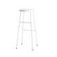 Industrial Iron Backless Barstool Simple Indoor Tall Stool with Square Seat 1 Piece White Bar Stool(30"H) Clearhalo 'Bar Furniture' 'Bar Stools' 'bar_stools' 'furn' 'furn_bar_stools' 'Furniture' 'furniture_bar_stools' 'Kitchen & Dining Furniture' 4744398