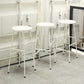 Industrial Iron Backless Barstool Simple Indoor Tall Stool with Square Seat 1 Piece Clearhalo 'Bar Furniture' 'Bar Stools' 'bar_stools' 'furn' 'furn_bar_stools' 'Furniture' 'furniture_bar_stools' 'Kitchen & Dining Furniture' 4744400