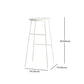 Industrial Iron Backless Barstool Simple Indoor Tall Stool with Square Seat 1 Piece Clearhalo 'Bar Furniture' 'Bar Stools' 'bar_stools' 'furn' 'furn_bar_stools' 'Furniture' 'furniture_bar_stools' 'Kitchen & Dining Furniture' 4744414