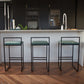 Nordic Steel Low Back Barstool Simple Indoor Tall Stool with Upholstered Clearhalo 'Bar Furniture' 'Bar Stools' 'bar_stools' 'furn' 'furn_bar_stools' 'Furniture' 'furniture_bar_stools' 'Kitchen & Dining Furniture' 4744429