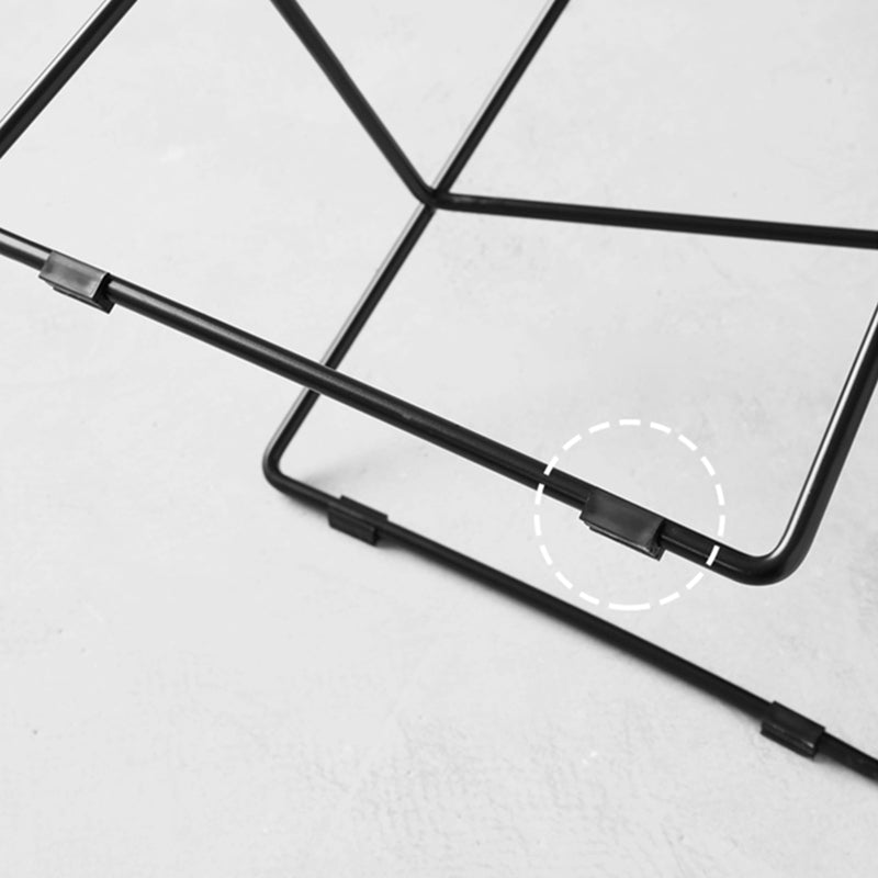 Nordic Indoor Simple Barstool Low Back Steel Tall Stool with Plastic Seat Clearhalo 'Bar Furniture' 'Bar Stools' 'bar_stools' 'furn' 'furn_bar_stools' 'Furniture' 'furniture_bar_stools' 'Kitchen & Dining Furniture' 4744558