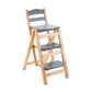 Nordic Indoor Minimalism Armless Wood Barstool Folding Single Counter Stool Grey Clearhalo 'Bar Furniture' 'Bar Stools' 'bar_stools' 'furn' 'furn_bar_stools' 'Furniture' 'furniture_bar_stools' 'Kitchen & Dining Furniture' 4744579