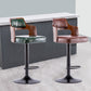 Nordic Style Leather Upholstered Barstool Adjustable Height Swivel single Bar Stool Clearhalo 'Bar Furniture' 'Bar Stools' 'bar_stools' 'furn' 'furn_bar_stools' 'Furniture' 'furniture_bar_stools' 'Kitchen & Dining Furniture' 4744600