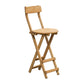 Indoor Simple Armless Wood Barstool Folding Single Counter Stool Natural Counter Stool (24"H) Clearhalo 'Bar Furniture' 'Bar Stools' 'bar_stools' 'furn' 'furn_bar_stools' 'Furniture' 'furniture_bar_stools' 'Kitchen & Dining Furniture' 4744620
