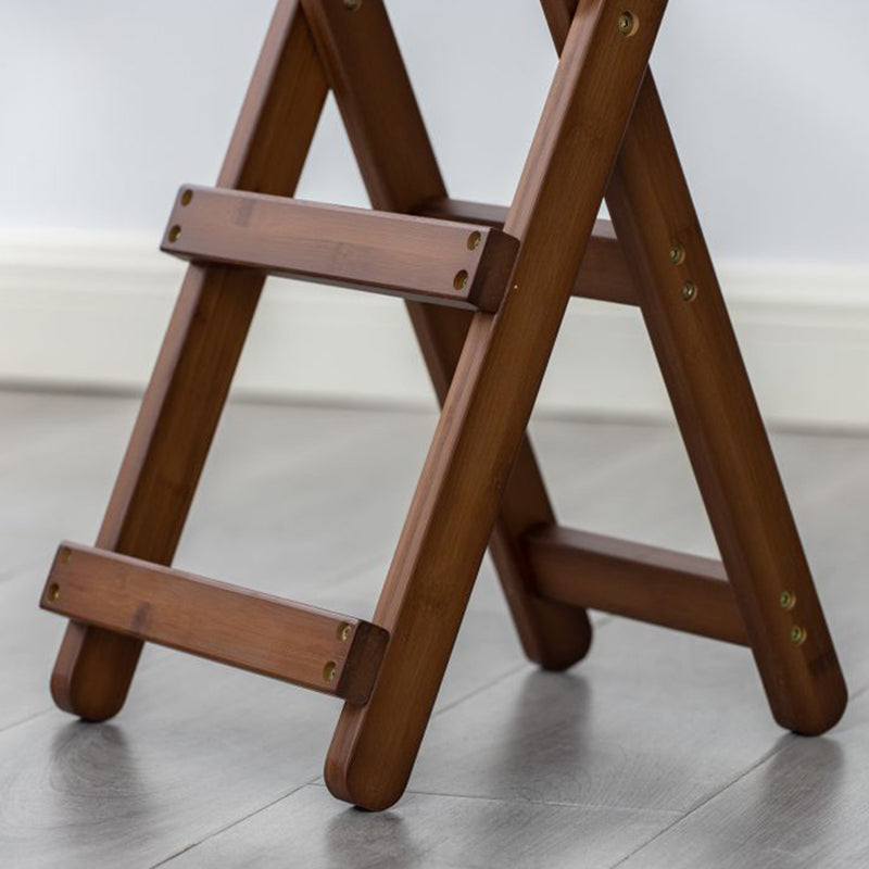 Indoor Simple Armless Wood Barstool Folding Single Counter Stool Clearhalo 'Bar Furniture' 'Bar Stools' 'bar_stools' 'furn' 'furn_bar_stools' 'Furniture' 'furniture_bar_stools' 'Kitchen & Dining Furniture' 4744630