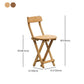 Indoor Simple Armless Wood Barstool Folding Single Counter Stool Clearhalo 'Bar Furniture' 'Bar Stools' 'bar_stools' 'furn' 'furn_bar_stools' 'Furniture' 'furniture_bar_stools' 'Kitchen & Dining Furniture' 4744631