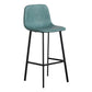 Metal Scandinavian Dining Room Armless Stool Low Back Bar Stool Clearhalo 'Bar Furniture' 'Bar Stools' 'bar_stools' 'furn' 'furn_bar_stools' 'Furniture' 'furniture_bar_stools' 'Kitchen & Dining Furniture' 4744642