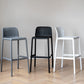 Modern Style Low Back Bar-stool Square Counter Bar Stool with Plastic Legs Clearhalo 'Bar Furniture' 'Bar Stools' 'bar_stools' 'furn' 'furn_bar_stools' 'Furniture' 'furniture_bar_stools' 'Kitchen & Dining Furniture' 4744668