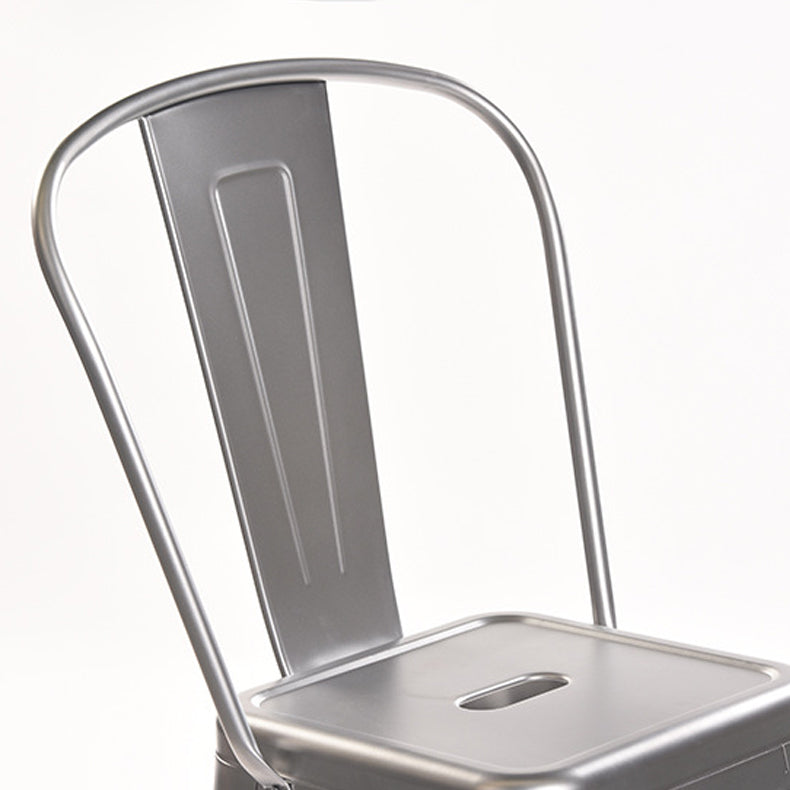 Modern Style Full Back Bar-stool Square Counter Bar Stool with Metal Legs Clearhalo 'Bar Furniture' 'Bar Stools' 'bar_stools' 'furn' 'furn_bar_stools' 'Furniture' 'furniture_bar_stools' 'Kitchen & Dining Furniture' 4744716