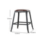 Industrial Footrest Armless Barstool Leather Stackable Coffee Shop Stool Clearhalo 'Bar Furniture' 'Bar Stools' 'bar_stools' 'furn' 'furn_bar_stools' 'Furniture' 'furniture_bar_stools' 'Kitchen & Dining Furniture' 4744803