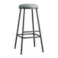 Scandinavian Backless Footrest Barstool Matte Finish Upholstered Home Stool Clearhalo 'Bar Furniture' 'Bar Stools' 'bar_stools' 'furn' 'furn_bar_stools' 'Furniture' 'furniture_bar_stools' 'Kitchen & Dining Furniture' 4744818