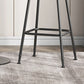 Scandinavian Backless Footrest Barstool Matte Finish Upholstered Home Stool Clearhalo 'Bar Furniture' 'Bar Stools' 'bar_stools' 'furn' 'furn_bar_stools' 'Furniture' 'furniture_bar_stools' 'Kitchen & Dining Furniture' 4744827