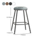 Scandinavian Backless Footrest Barstool Matte Finish Upholstered Home Stool Clearhalo 'Bar Furniture' 'Bar Stools' 'bar_stools' 'furn' 'furn_bar_stools' 'Furniture' 'furniture_bar_stools' 'Kitchen & Dining Furniture' 4744884