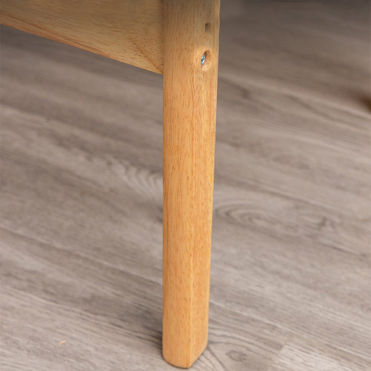 Milk Tea Shop Scandinavian Leather Stool Matte Finish Rubberwood Footrest Barstool Clearhalo 'Bar Furniture' 'Bar Stools' 'bar_stools' 'furn' 'furn_bar_stools' 'Furniture' 'furniture_bar_stools' 'Kitchen & Dining Furniture' 4744941