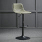 Modern Metal Dining Kitchen Room Armless Stool Low Back Bar Stool Green 1 Piece Clearhalo 'Bar Furniture' 'Bar Stools' 'bar_stools' 'furn' 'furn_bar_stools' 'Furniture' 'furniture_bar_stools' 'Kitchen & Dining Furniture' 4745087
