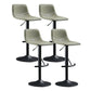 Modern Metal Dining Kitchen Room Armless Stool Low Back Bar Stool Green 4 Piece Set Clearhalo 'Bar Furniture' 'Bar Stools' 'bar_stools' 'furn' 'furn_bar_stools' 'Furniture' 'furniture_bar_stools' 'Kitchen & Dining Furniture' 4745090