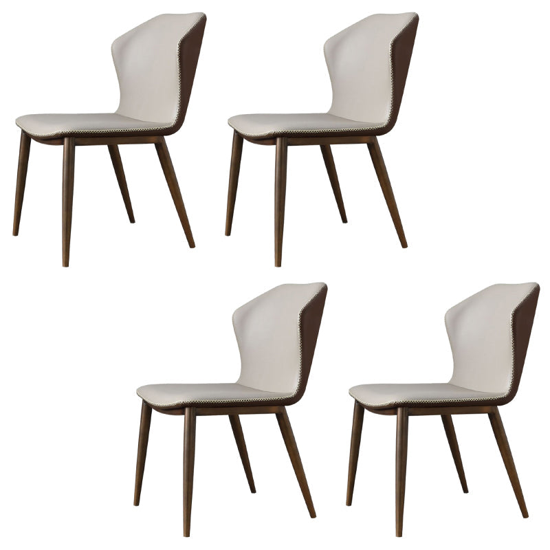 Modern 1/3/4/5/7 Pieces Dinette Set with White Sintered Stone Rectangle Dining Table Set 4 Grey Chairs Clearhalo 'Dining Room Sets' 'Dining Tables & Seating' 'dining_room_set' 'furn' 'furn_dining_room_set' 'Furniture' 'furniture_dining_room_set' 'Kitchen & Dining Furniture' 4745172