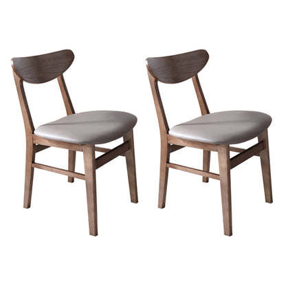 Modern 1/2/4/5/6 Pieces Dining Set Solid Wood Dining Table Set for Dining Areas 2 Grey Chairs Clearhalo 'Dining Room Sets' 'Dining Tables & Seating' 'dining_room_set' 'furn' 'furn_dining_room_set' 'Furniture' 'furniture_dining_room_set' 'Kitchen & Dining Furniture' 4745192