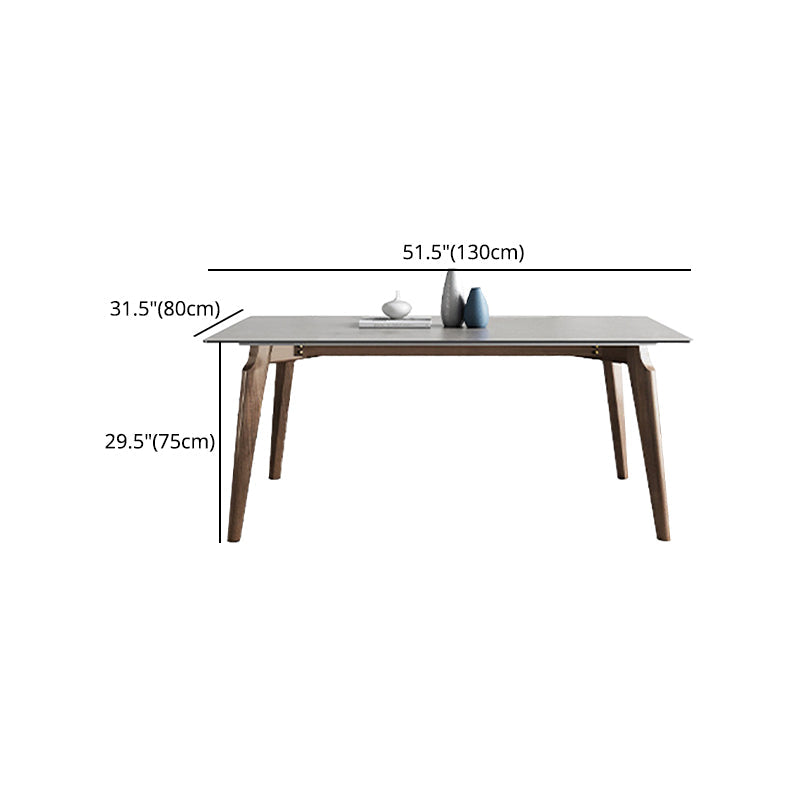 Modern 1/2/4/5/6 Pieces Dining Set Solid Wood Dining Table Set for Dining Areas Clearhalo 'Dining Room Sets' 'Dining Tables & Seating' 'dining_room_set' 'furn' 'furn_dining_room_set' 'Furniture' 'furniture_dining_room_set' 'Kitchen & Dining Furniture' 4745209