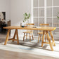 Modern 1/2/3 Pieces Dining Set Rectangle Pine Wood Dining Table for Dining Room 3 Pieces: Table, 2 Chairs Clearhalo 'Dining Room Sets' 'Dining Tables & Seating' 'dining_room_set' 'furn' 'furn_dining_room_set' 'Furniture' 'furniture_dining_room_set' 'Kitchen & Dining Furniture' 4745210