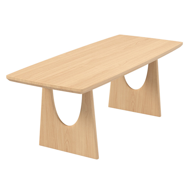 Modern 1/2/4/5 Pieces Dining Set Rectangle Pine Wood Dining Table for Dining Room Clearhalo 'Dining Room Sets' 'Dining Tables & Seating' 'dining_room_set' 'furn' 'furn_dining_room_set' 'Furniture' 'furniture_dining_room_set' 'Kitchen & Dining Furniture' 4745281