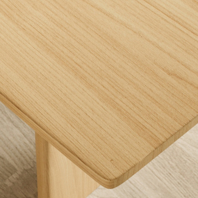 Modern 1/2/4/5 Pieces Dining Set Rectangle Pine Wood Dining Table for Dining Room Clearhalo 'Dining Room Sets' 'Dining Tables & Seating' 'dining_room_set' 'furn' 'furn_dining_room_set' 'Furniture' 'furniture_dining_room_set' 'Kitchen & Dining Furniture' 4745284