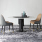 Modern 1/3/4/7 Pieces Dinette Set with White Sintered Stone Top Round Dining Table Set 3 Pieces: Table, 2 Chairs Clearhalo 'Dining Room Sets' 'Dining Tables & Seating' 'dining_room_set' 'furn' 'furn_dining_room_set' 'Furniture' 'furniture_dining_room_set' 'Kitchen & Dining Furniture' 4745340