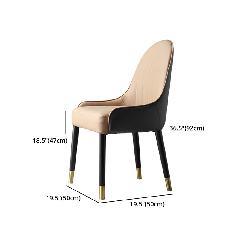 Modern 1/3/4/7 Pieces Dinette Set with White Sintered Stone Top Round Dining Table Set Clearhalo 'Dining Room Sets' 'Dining Tables & Seating' 'dining_room_set' 'furn' 'furn_dining_room_set' 'Furniture' 'furniture_dining_room_set' 'Kitchen & Dining Furniture' 4745349