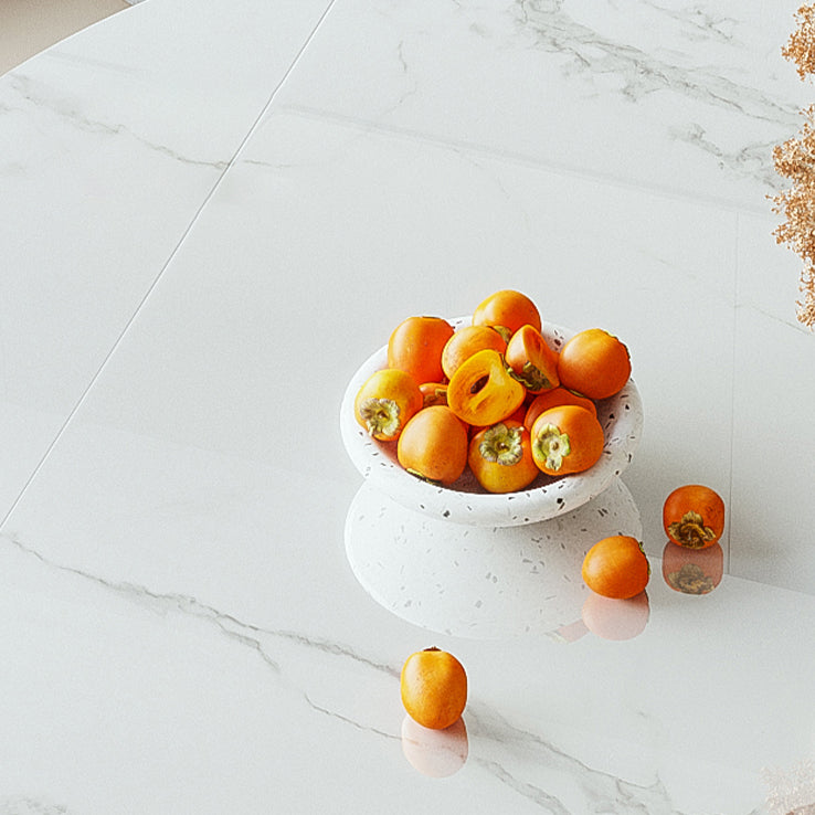 Glam 1/4/5/7 Pieces Dining Set Sintered Stone Dining Table Set Clearhalo 'Dining Room Sets' 'Dining Tables & Seating' 'dining_room_set' 'furn' 'furn_dining_room_set' 'Furniture' 'furniture_dining_room_set' 'Kitchen & Dining Furniture' 4745395