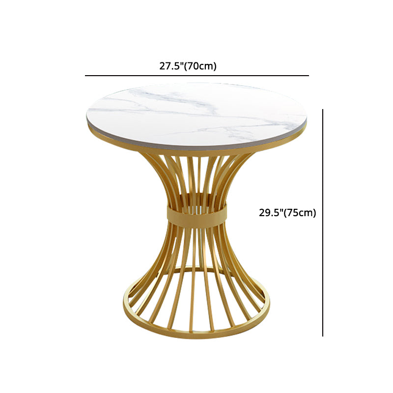 Glam Style 1/2/3/4/5 Pieces Dining Set Sintered Stone Dining Table Set Clearhalo 'Dining Room Sets' 'Dining Tables & Seating' 'dining_room_set' 'furn' 'furn_dining_room_set' 'Furniture' 'furniture_dining_room_set' 'Kitchen & Dining Furniture' 4745453