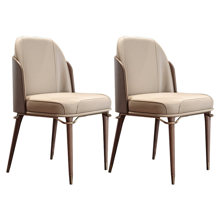 Contemporary 1/2/5/7 Pieces Dining Set Metal Dining Room Set 2 Beige Chairs Clearhalo 'Dining Room Sets' 'Dining Tables & Seating' 'dining_room_set' 'furn' 'furn_dining_room_set' 'Furniture' 'furniture_dining_room_set' 'Kitchen & Dining Furniture' 4745478