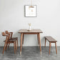 Luxury Pine Wood Table for Restaurant Rectangle Dining Table in Brown with 4 Legs 86.6"L x 35.4"W x 29.5"H Without Chairs Clearhalo 'Dining Tables & Seating' 'Dining Tables' 'dining_table' 'furn' 'furn_dining_table' 'Furniture' 'furniture_dining_table' 'Kitchen & Dining Furniture' 'kitchen' 'kitchen_dining_table' 4745510