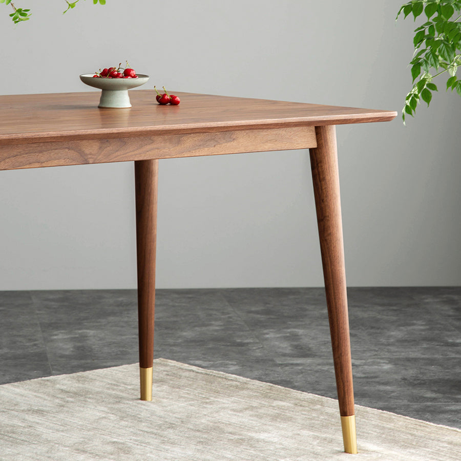 Luxury Pine Wood Table for Restaurant Rectangle Dining Table in Brown with 4 Legs Clearhalo 'Dining Tables & Seating' 'Dining Tables' 'dining_table' 'furn' 'furn_dining_table' 'Furniture' 'furniture_dining_table' 'Kitchen & Dining Furniture' 'kitchen' 'kitchen_dining_table' 4745511