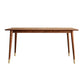 Luxury Pine Wood Table for Restaurant Rectangle Dining Table in Brown with 4 Legs Clearhalo 'Dining Tables & Seating' 'Dining Tables' 'dining_table' 'furn' 'furn_dining_table' 'Furniture' 'furniture_dining_table' 'Kitchen & Dining Furniture' 'kitchen' 'kitchen_dining_table' 4745516