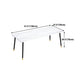 Sintered Stone Dining Table Traditional Luxury White Table with 4 Legs Clearhalo 'Dining Tables & Seating' 'Dining Tables' 'dining_table' 'furn' 'furn_dining_table' 'Furniture' 'furniture_dining_table' 'Kitchen & Dining Furniture' 'kitchen' 'kitchen_dining_table' 4745601